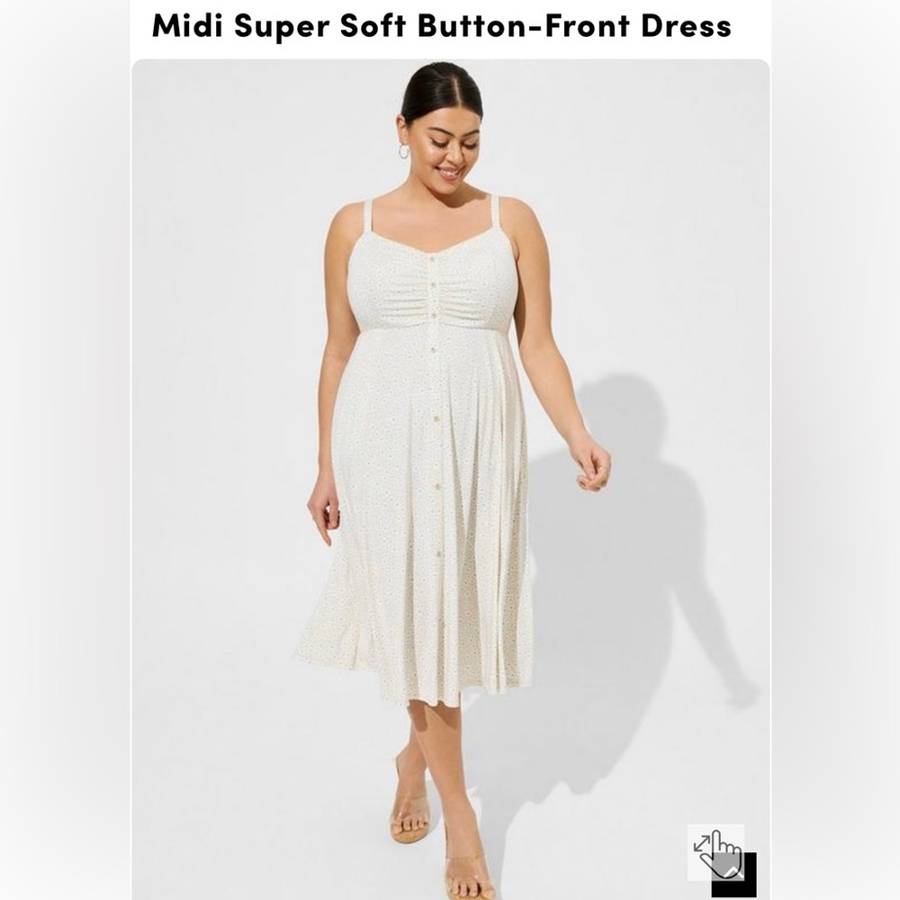 Torrid Super Soft dress size 1 with buttons